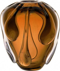 Vaso Murano Fiume G - Marrom  Marrom