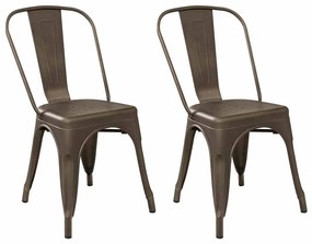 Conjunto 2 Cadeiras Tolix Rusty - Conjunto 2 Cadeiras Tolix – Rusty