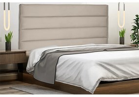 Cabeceira Cama Box Casal Queen 160cm La Italiana Veludo Bege - Sheep Estofados - Bege