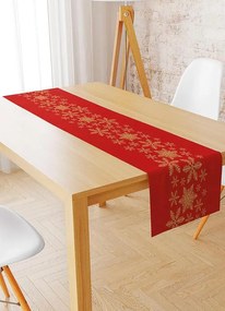 Trilho de Mesa Natal Estrelas 145x45 Cm