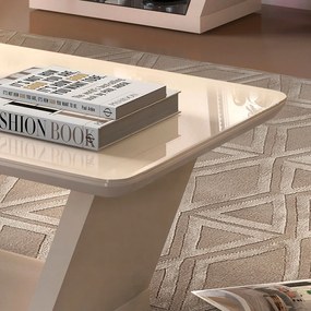 Mesa de Centro Lotus Creme  - D'Rossi