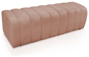 Calçadeira Olivia Casal 140 cm Veludo - D'Rossi - Rose
