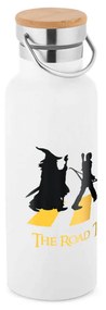 Garrafa Térmica 500 ml The Road to Mordor Senhor dos Anéis - Branco
