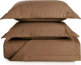 Colcha c/ Porta Travesseiros Trussardi Cetim 300 Fios Novara Vecchio - Casal  Casal