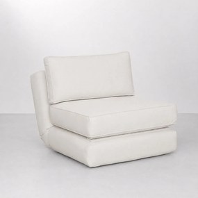 Sofá Cama Dobra Solteiro Mix Bege - 90cm