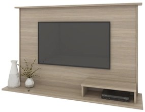 Painel Para TV Até 47" 1 Nicho 2 Prateleiras Marrom Montana