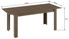 Conjunto Completo Jantar Cozinha Mesa Elástica 6 Cadeiras