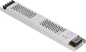 Driver Colmeia 24V 200W Aluminio Cinza Slim