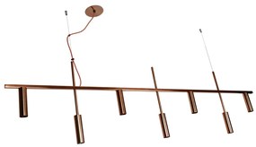 Pendente Platinum Linear 3,8X44,5X170Cm 7Xmr11 - Usina 16930/170 (BT - Branco Texturizado)