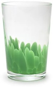 Copo Multicor Verde Leitoso Colorido Murano Cristais Cadoro