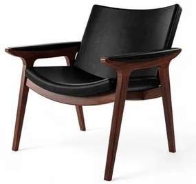 Poltrona Vicosa Estrutura Castanho Tecido Corino Preto - 76986 Sun House