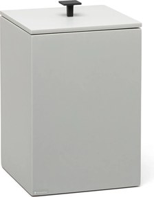Lixeira de Piso Resina Crômio Fosco Black Matte