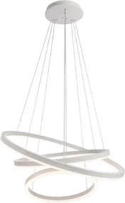 Pendente Led Metal E Aluminio 100W 3000K Danza - BRANCO