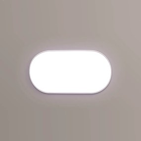 Luminária Tipo Tartaruga Oval Mini 15,7X8X4,5Cm Led 8W 6000K Ip65 |Opu...