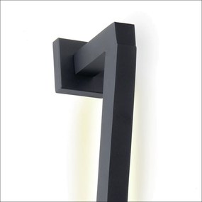 Arandela Corel Tubo Quadrado 33,5X06X11Cm Fita Led Metal Alumínio - Ol... (BRANCO, 220v)