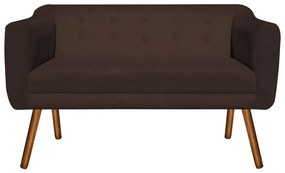 KIT 01 NAMORADEIRA E 01 POLTRONA GIRATOR - Marrom