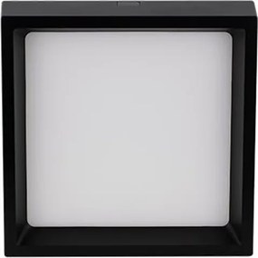 Plafon Led Sobrepor Preto Quadrado 17w 120° 4000k Deep