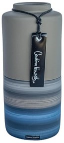 Vaso Liso decorativo em Cerâmica 29x11x11 - Lagunas Fosco Kleiner