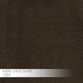 Kit 2 Puff Decorativo Base Gold Elsa Suede Marrom G41 - Gran Belo