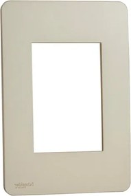 Placa 4X2 Termoplastico Horizon Gold 2 Modulos Orion