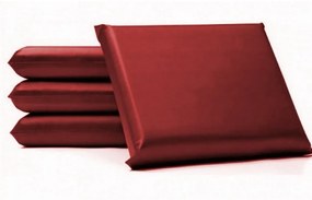 Kit 5 Travesseiros De Espuma Capa Impermeável Hospitalar (Vermelho)