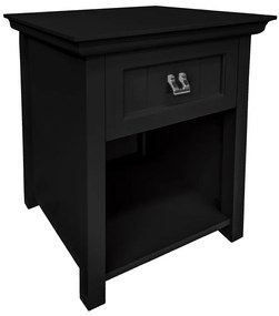 Mesa de Cabeceira Unique - Preta Clássico Kleiner