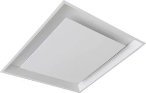 Plafon Led De Embutir Microborda Branco 16,8w 2700k Piazza