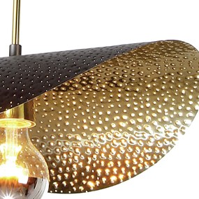 Pendente Wave 58X40X46Cm Metal Alumínio 01Xe27 - Old Artisan Pd-5719 (LISO, PRETO)