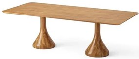 Mesa Jantar Maribela Retangular Cor Champagne 210cm - 76791 Sun House