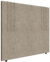 Cabeceira Cama Box Queen 160cm Estofada Rama Boucle Capuccino Z04 - Mp