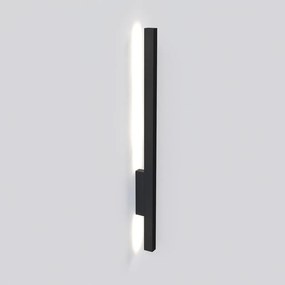 Arandela Vertical Small Slim 02X05X58Cm Led 13W 3000K - Qimporta Ar252... (PRETO)