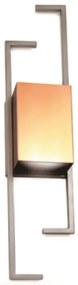 Arandela Coneto Retangular Desalinhada 6,5X15X60Cm 2Xmr16 - Old Artisa... (PRETO)