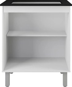 Balcão Vani Para Cooktop 5 Bocas 2 Portas Cozinha MB1 70cm
