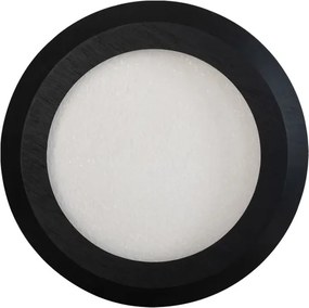Arandela Led Cristal E Madeira 29W 3000K Petra - CARVÃO