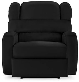 Poltrona do Papai Sala de Cinema Reclinável Kylie Power Elétrica PU Preto G23