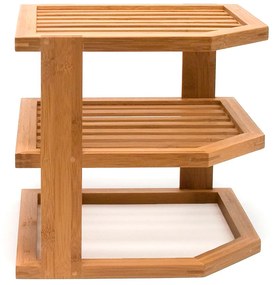 Organizador de canto de Bambu 2 andares