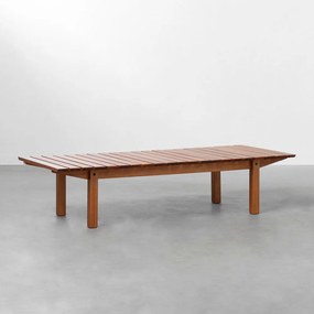 Mesa de Centro Trilho Retangular Canela - 1,46mx60cmx33,5cm