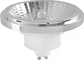 Lâmpada Led Ar111 2700k Plástico Branco