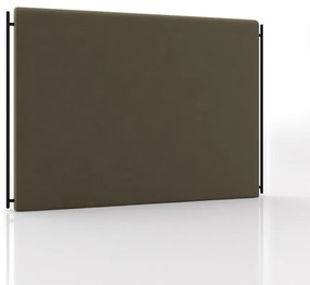 Cabeceira Design para Cama Queen Bezos Pés em Madeira Veludo Castor G91 - Gran Belo