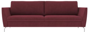 Sofá Decorativo Sala de Estar 210cm Olívia Suede Bordô G52 - Gran Belo