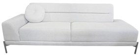 Sofá com Chaise Lateral Dalthon Pés Aço Pintura Epóxi Design Sustentável by Estudio Oune
