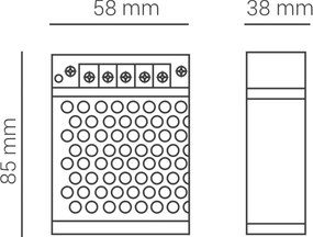 Fonte Chaveada 36W 3A 12V/dc Bivolt Ip20 5,8X8,5X3,8Cm | Opus Ac 30968
