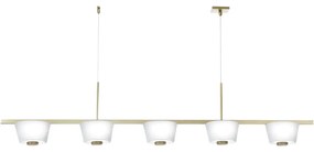 Pendente Shep Linear 24X13X120Cm Metal Alumínio E Vidro 05Xg9 - Old Ar... (PRETO)