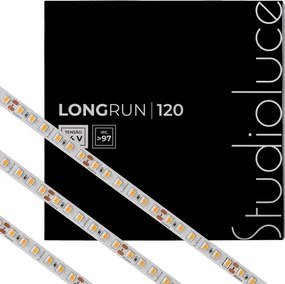 Fita De Led 10W Por Metro 24V Irc97 10M Longrun - LED BRANCO QUENTE (3000K)