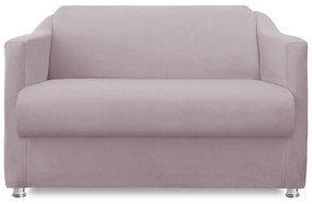 Namoradeira Cecilia 2 Lugares Suede Crepe 1,20 m Decorativa Sala Recepção