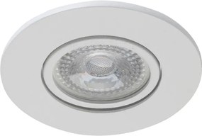 Plafon De Embutir Redondo Alumínio 2,1cmx9,5cm Delfi - BRANCO