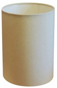 Cúpula Abajur Cilíndrica Cp-8004 Ø15x25cm Algodão Crú