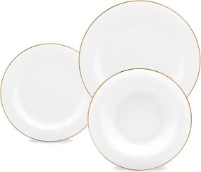 Jogo de Baixelas 18 Peças Gold