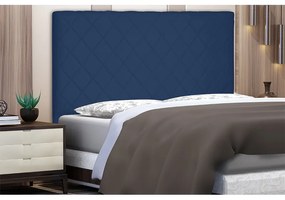 Cabeceira Cama Box Casal Queen 160cm Esmeralda Suede Azul Marinho - Sheep Estofados - Azul
