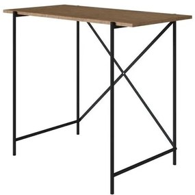 Escrivaninha Kea Tampo Vermont com Base Aco Preto Fosco 90 cm - 56382 Sun House
